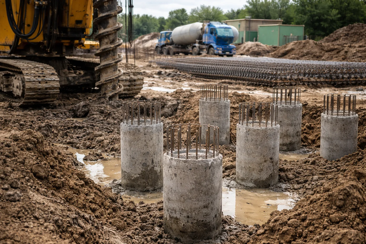 Сваи буронабивные